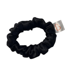 Купити NATURAL SILK HAIR BAND mini - резинка для волосся з натурального шовку чорна
