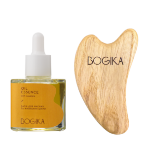 Купити SET FOR FACE MASSAGE - OIL ESSENCE та GUASHA